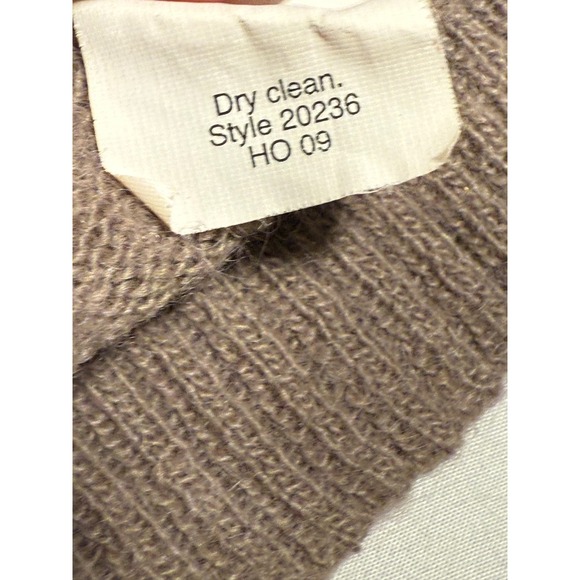 J.Crew Merino Wool Alpaca Blend Cardigan Size L Brown Shawl Collared Women Cozy - Picture 2 of 9